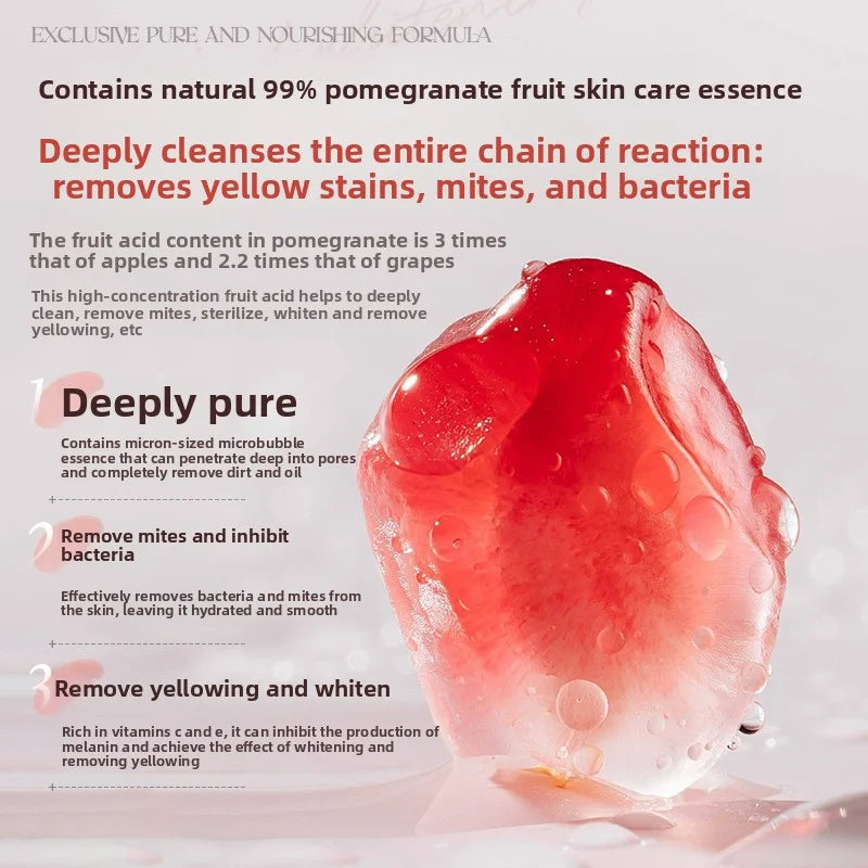 OHBT 500ml Pomegranate Salicylic Acid Shower Gel, Gentle Cleansing Nourish Body Wash, Fragrance Moisturizing Bath Lotion Gel Halalzen