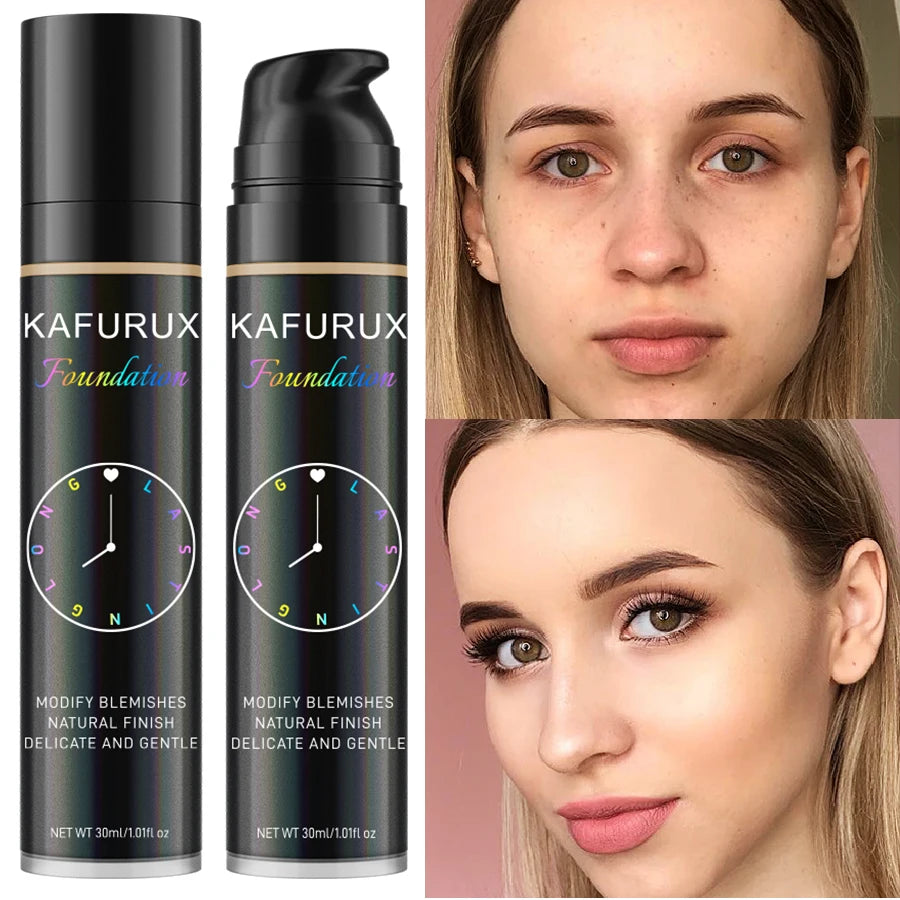 8 Colors Shade Full Coverage Concealer Liquid Foundation Korean Makeup High Coverage Base Cosmetic Cushion Foundation Cream Gift