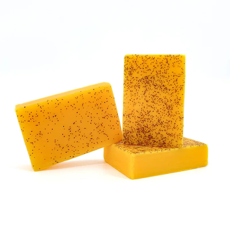 Turmeric Natural Bar Soap for Men, Lemon Kojic Acid Soap, Shower and Facial Soap