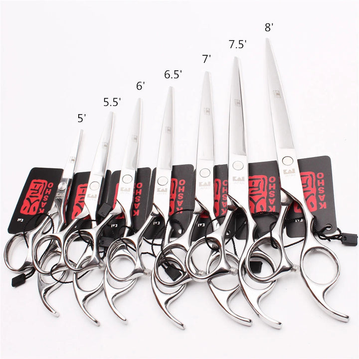 Professional Hair Scissors 5'' 6'' 7'' 8'' Japan Stainless Hairdressing Scissors Barber Thinning Shears Hair Cutting Scissors Halalzen