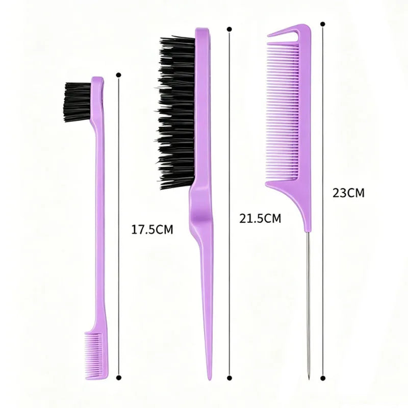 New Rat Tail Comb Salon Hairdressing Hair Styling Portable Comb Hair Brush Barber Accessories SZI11