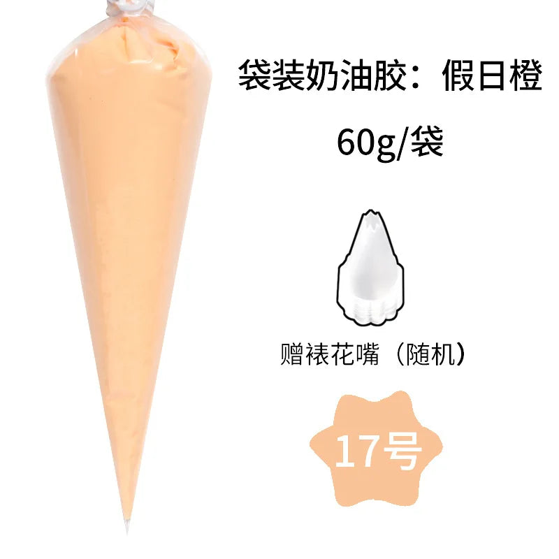 60g Imitation Cream Glue Charms Handmade Whipped Phone Case Decoden Shaker Jewelry Tools Tools Professional