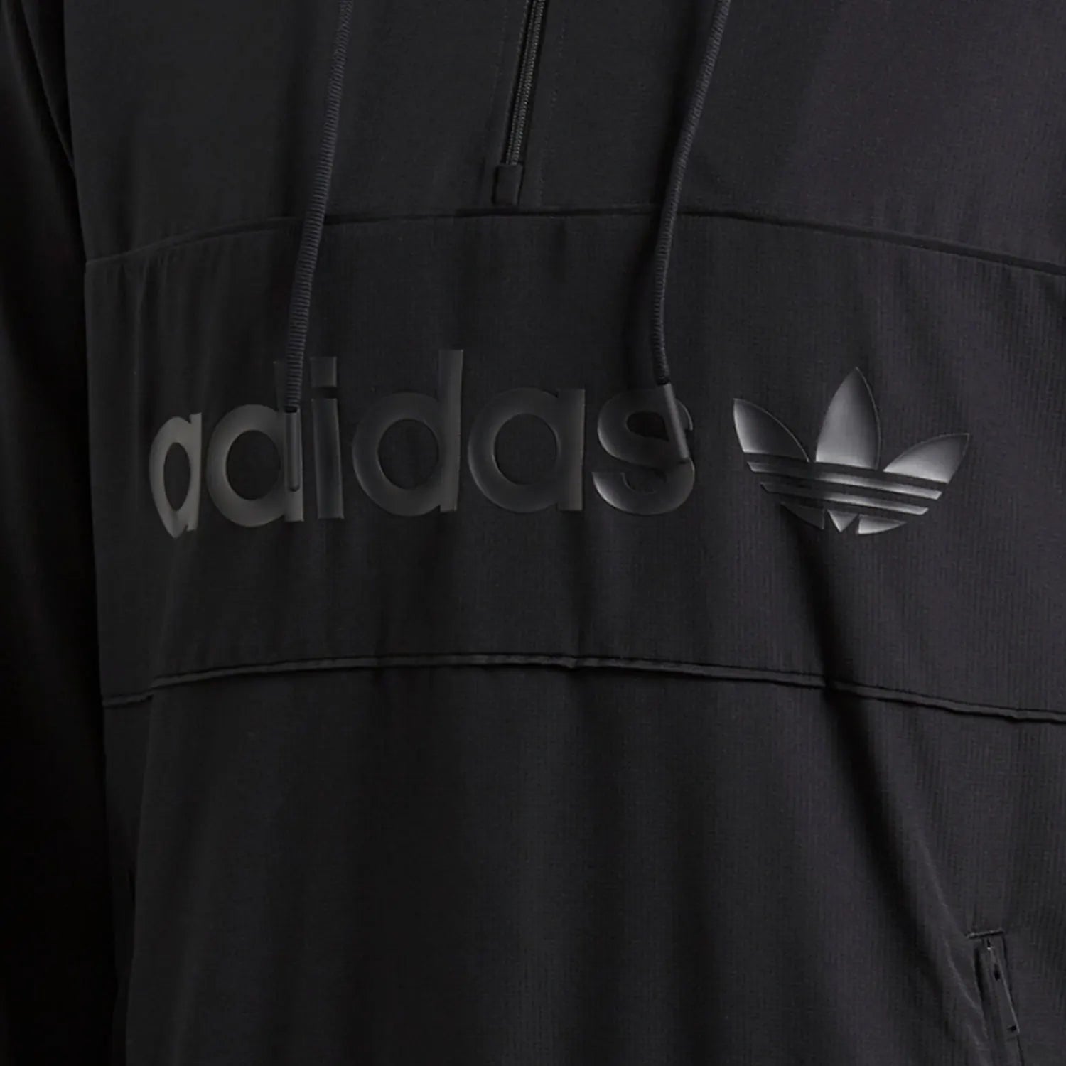 adidas Originals Men's Fleece-Lined Half-Zip Hooded Sweatshirt FQ5140 HALALZEN