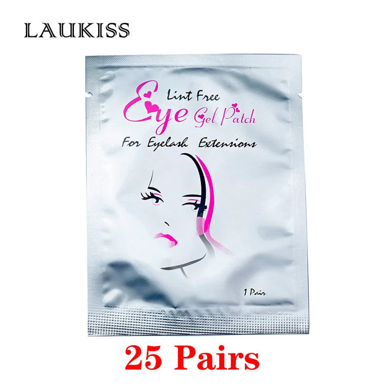 25/50/100Pairs Eye Patches Under Eyelash Pads for Building Paper Patches Lint Free Stickers for False Eyelashes LAUKISS