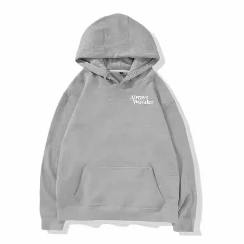 The Secret of Us LingOrm Ling Ling Kwong Same Loose Fleece Hoodie for Women Always Wonder Top Non-original Version