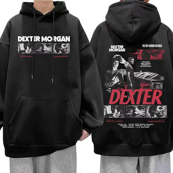 TV Play Dexter Morgan The Bay Harbour Butcher Hoodies Men's Women Casual Oversized Hooded Sweatshirts Fashion Vintage Pullovers