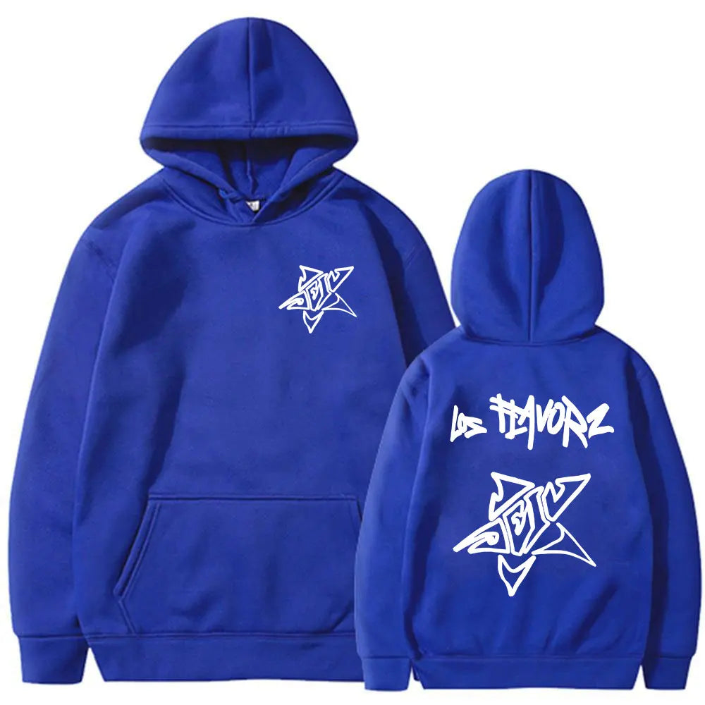 Rapper Dei V Los Flavorz 2025 Album Hoodies Men Women Clothing Fashion Harajuku Long Sleeve Sweatshirt Oversized Pullovers Hoody
