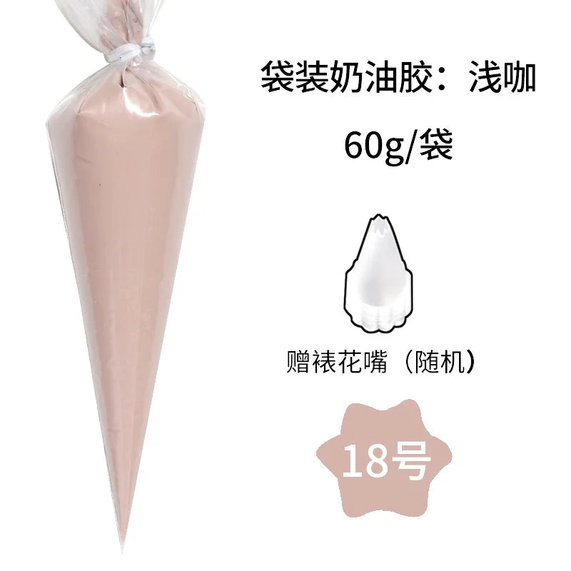 60g Imitation Cream Glue Charms Handmade Whipped Phone Case Decoden Shaker Jewelry Tools Tools Professional