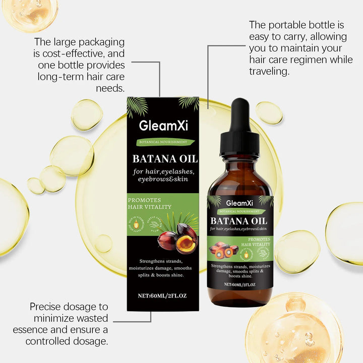 Batana Hair Care Essential Oil Dry Damaged Hair Adds Shine Frizz Control Strengthening Moisturizing Treatment  Scalp Care Oil Halalzen