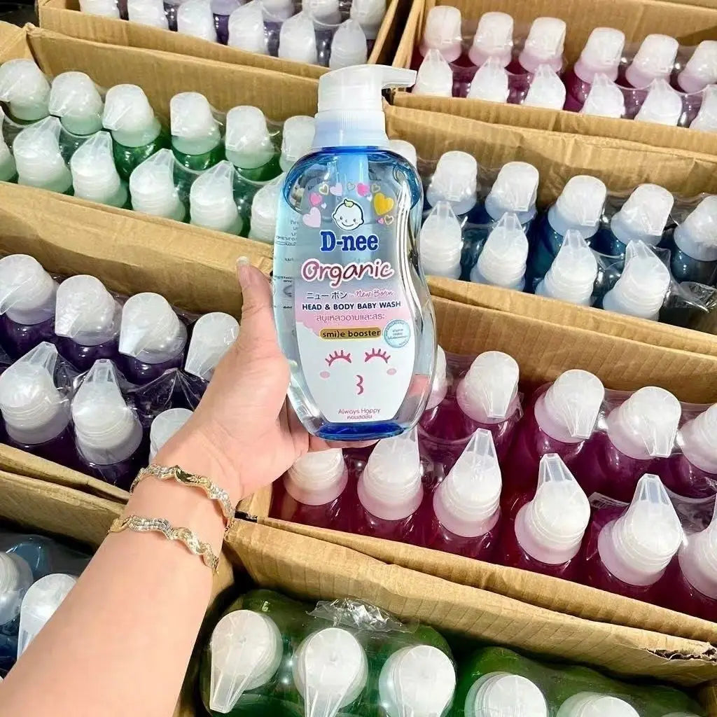 Thailand Dini Nee Baby 2 in 1 Shower Gel and Shampoo Plant Based Gentle Toiletries Large Capacity Body Wash Hair Care Gentle