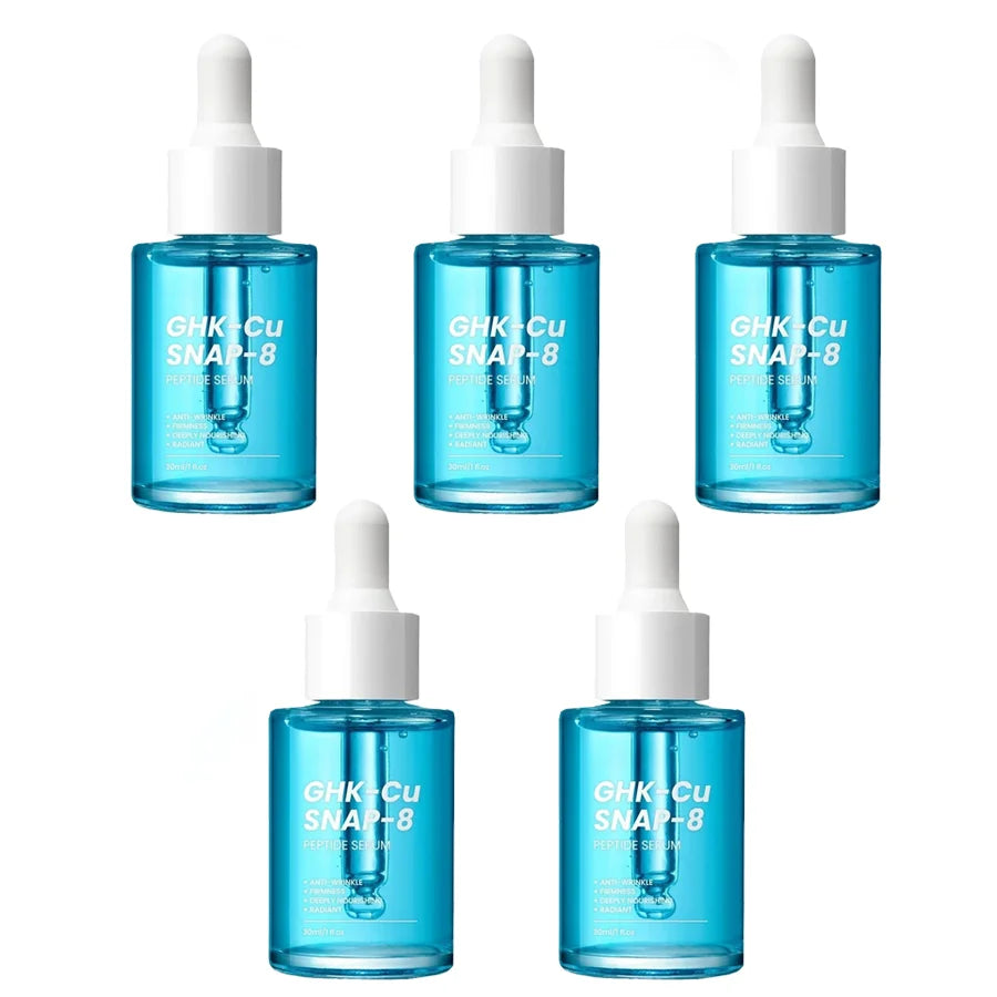 Premium GHK-Cu Copper Peptide SNAP-8 Anti-Aging Essence Fade Fine Lines Lifting Firming Hydration Boost Collagen All Skin Types