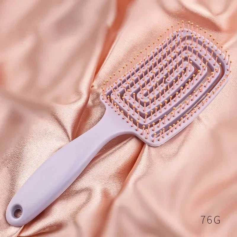 1pcs Massage Combs Salon Wet Hair Brush Women's Hairdressing Styling Hairdressing Tools Anti static Exfoliating Combs Halalzen