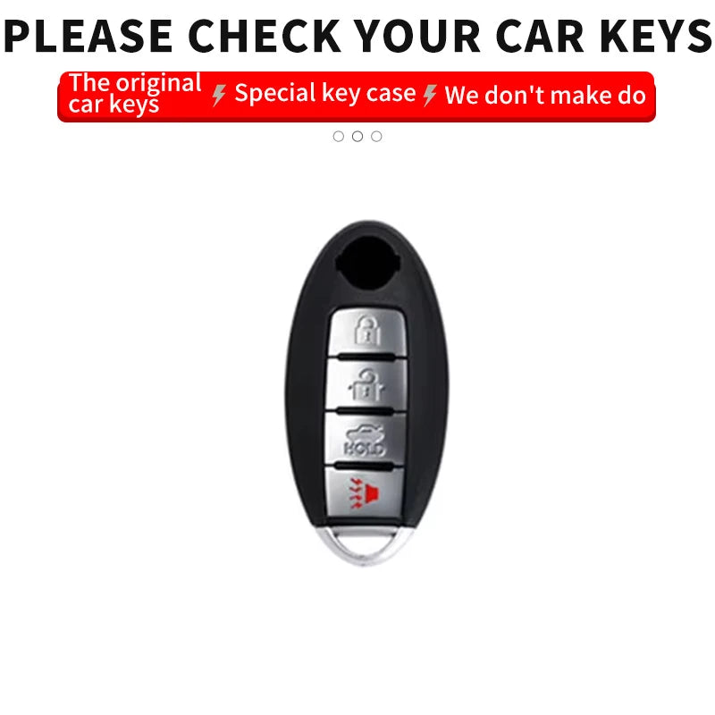 Car Key Shell Case Fob Cover For NISSAN Maxima Altima Versa Sentra Sunny Sylphy Teana Qashqai X-Trail Juke
