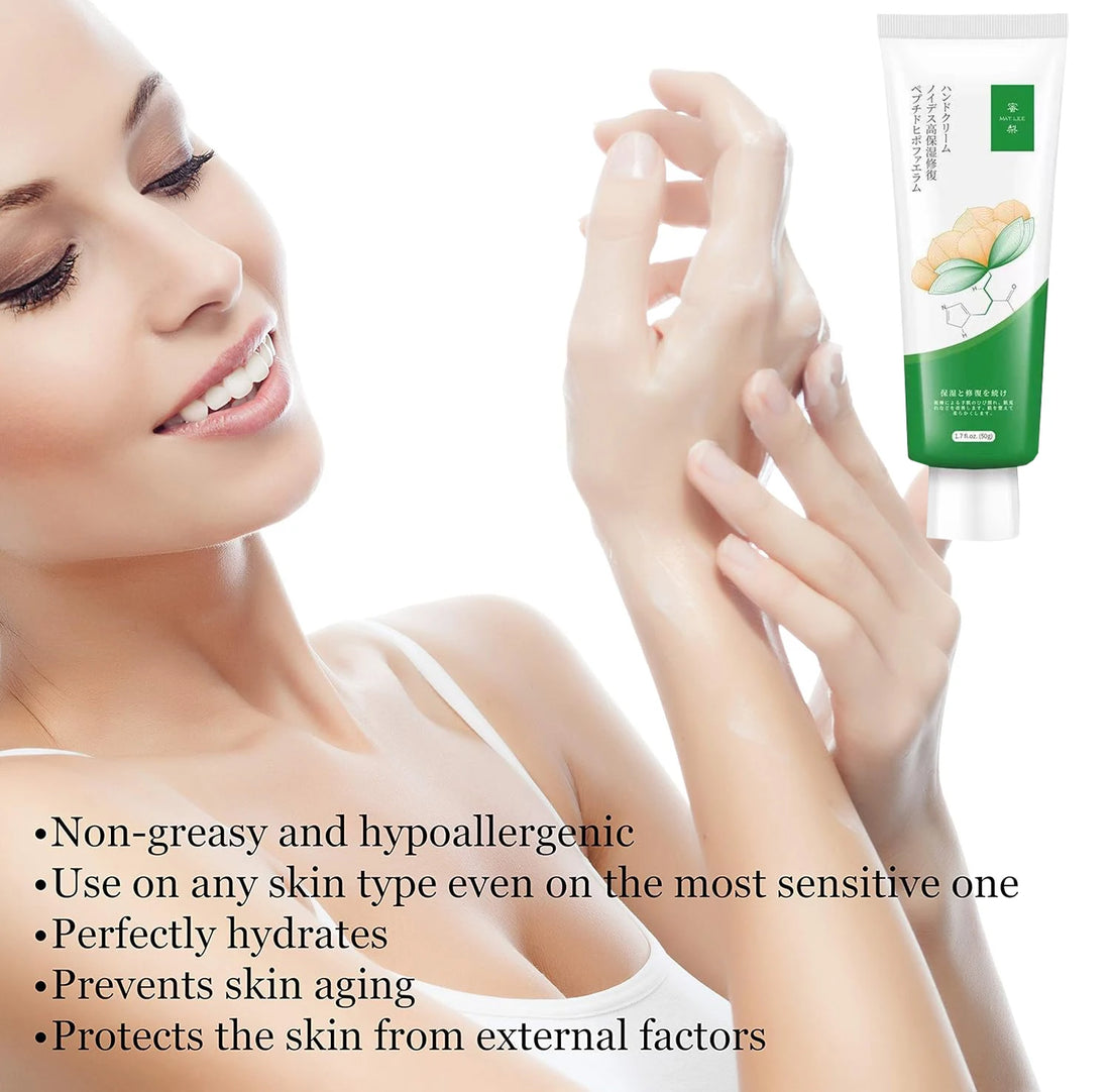 3pcs Japanese Collagen Repair Hand Cream - Hypoallergenic Moisturizing Lotion, Dry Skin Relief, All Skin Types