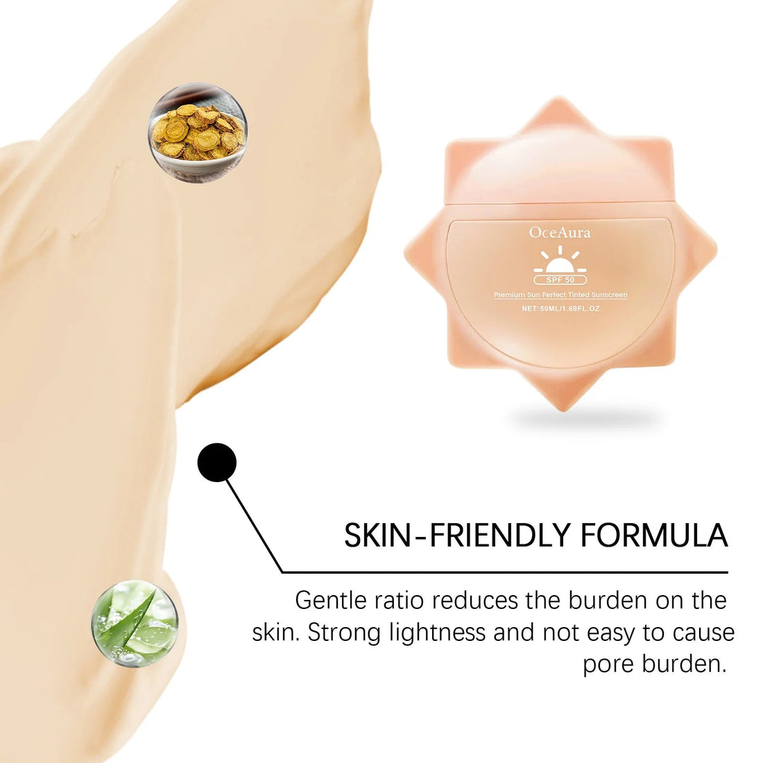Sunscreen For Face Whole Body SPF 50+ UV Resistant Skin Protection Anti Sunburn Oil Control Moisturizing Sun Isolation Cream Halalzen