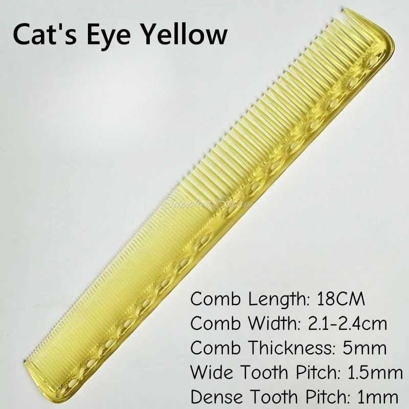 1PC 18cm Professional Hairdressing Haircut Comb Double Headed Anti Static High Temperature Resistance Salon Hair Styling Tools