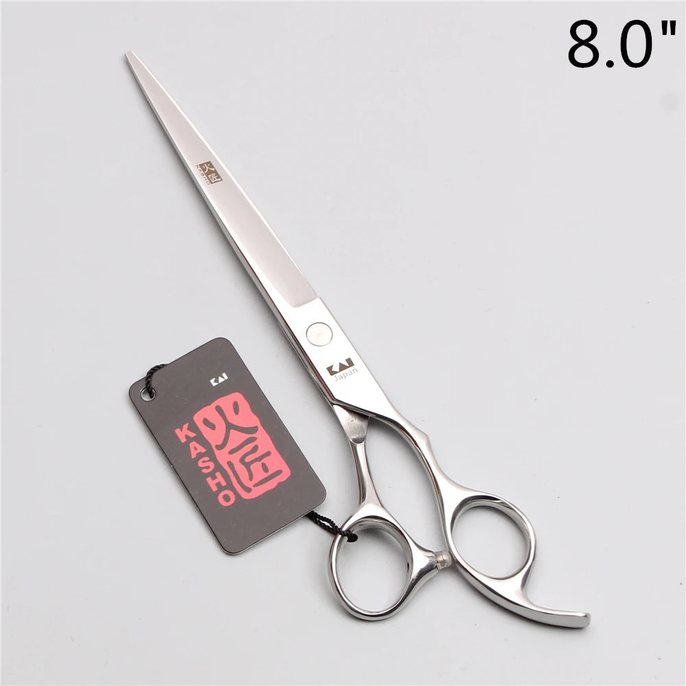 Professional Hair Scissors 5'' 6'' 7'' 8'' Japan Stainless Hairdressing Scissors Barber Thinning Shears Hair Cutting Scissors Halalzen