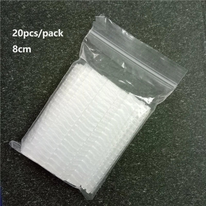 20/50PCS Makeup Brush Protective Mesh Cover Bristle Mesh Sleeve Bouquet Mesh Cover Makeup Brush Anti-frill Protective Net Halalzen