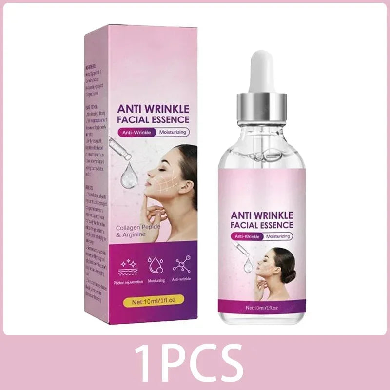 Collagen Pepide& Arginine Anti Wrinkle Facial Serum Moisturizing & Repairing Skin Fine Lines Eyes Crow's Feet Neck Wrinkles Halalzen