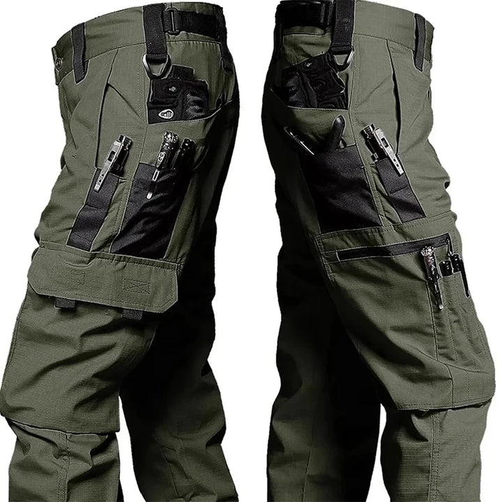 Neue taktische Arbeitshose für Herren, Outdoor-Cargohose mit mehreren Taschen, wasserdichte Hose für Herbst und Frühling, Outdoor-Arbeitskleidung, Wanderhose