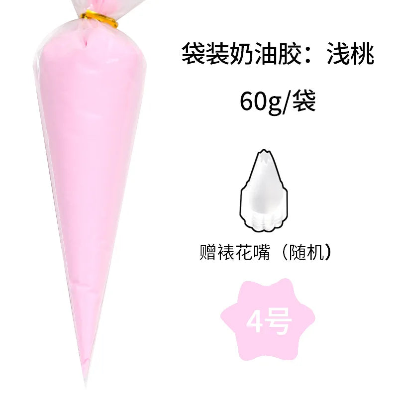 60g Imitation Cream Glue Charms Handmade Whipped Phone Case Decoden Shaker Jewelry Tools Tools Professional