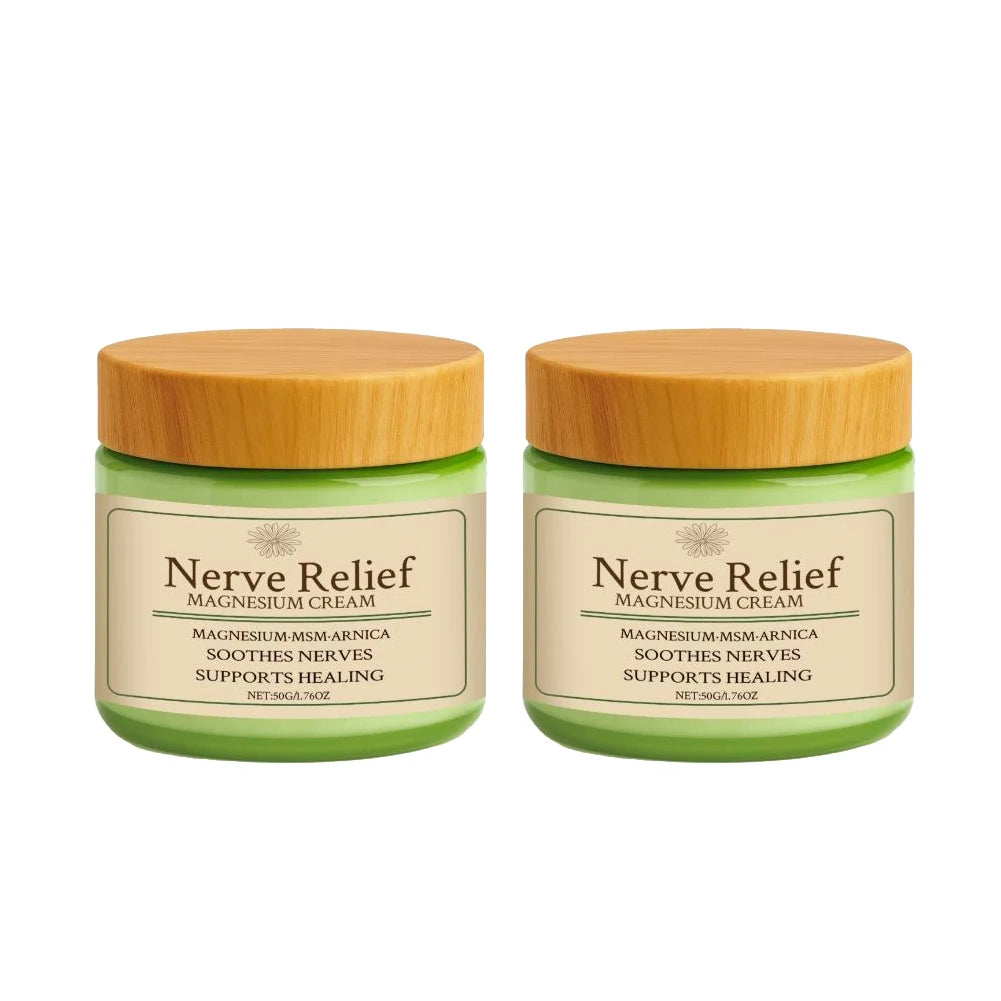 Nerve Relief Magnesium Cream with MSM & Arnica Soothes Daily Soothing Support Soothing Relief & Relaxatio Body Care Cream