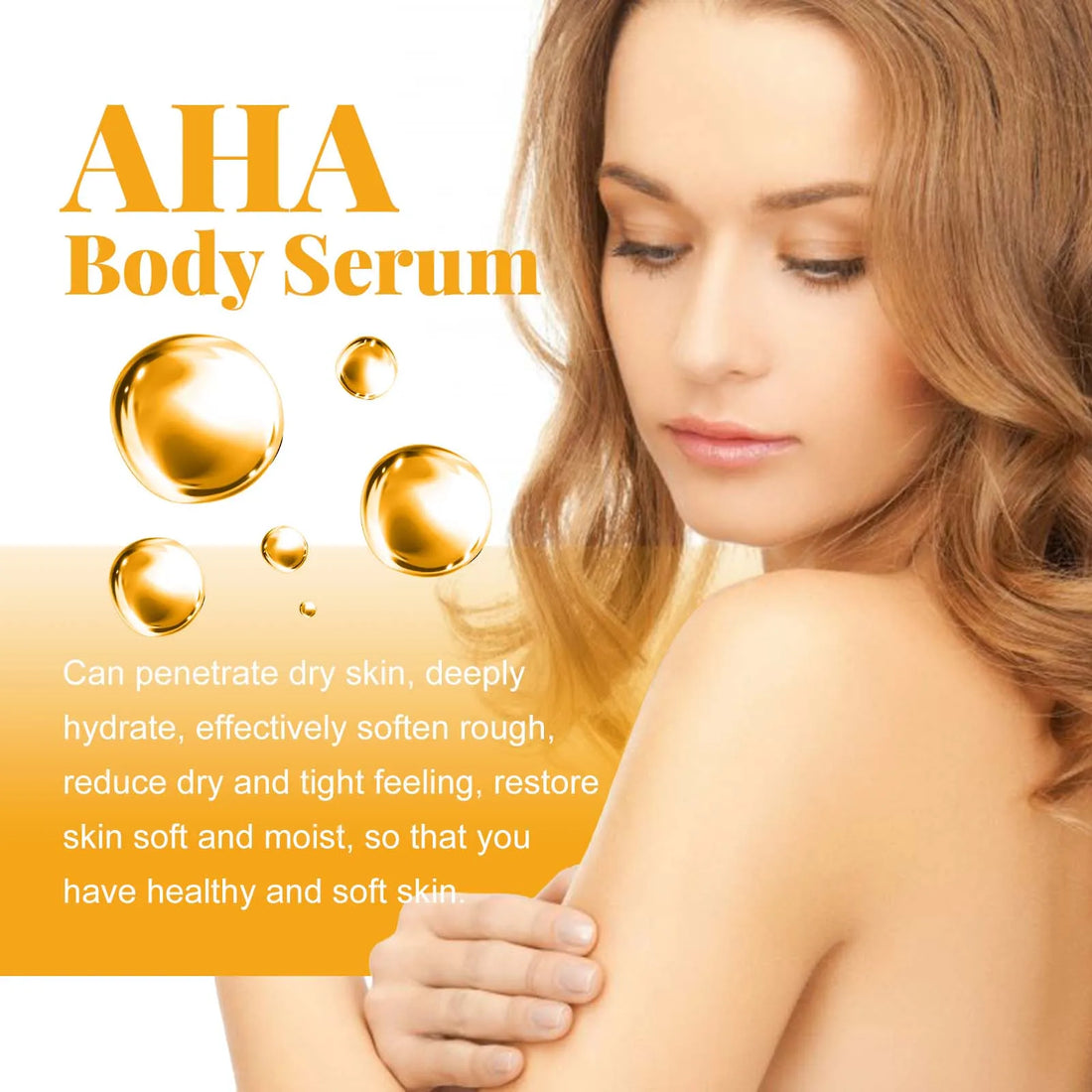 AHA Body Serum Moisturizing Brightening Spots Eraser Corrector Shrink Pore Repair Lighten Body Face Skin Hydrating Face Serum