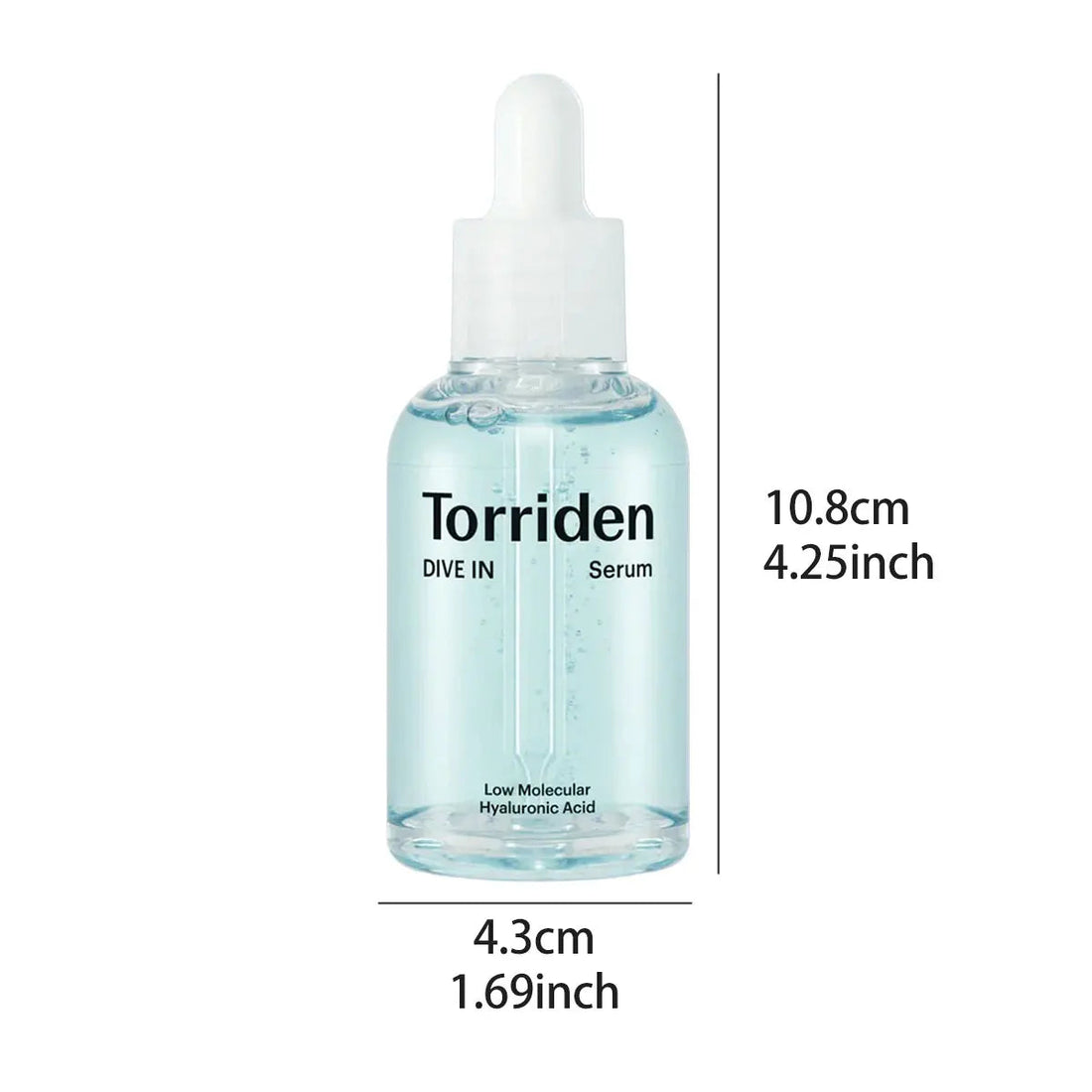 Torriden DIVE-IN Low-Molecular Hyaluronic Acid Serum 50ml,Featherlight,Moisture Retention Aid,Korean Skincare,Korean Makeup Halalzen