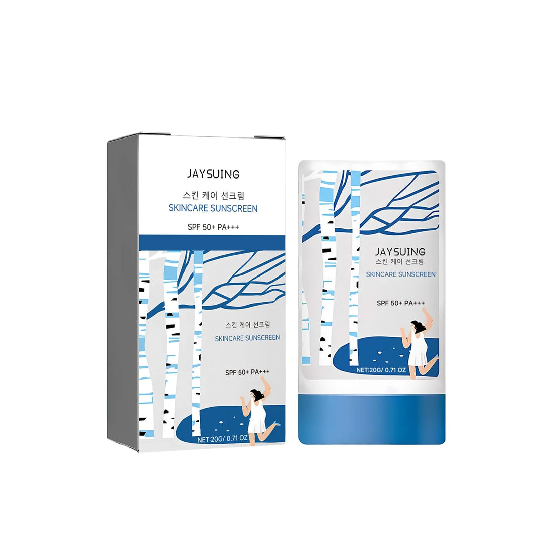 UV Sunscreen Stick Spf50 Lasting Waterproof Moisturize Layer Oil Control Repair Sunburn Antioxidant Skin Sun Protection Cream Halalzen