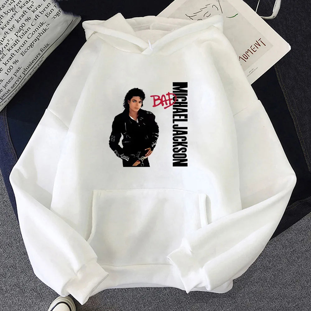 Michael Jackson Graphic Hoodies Long-sleeved Fashion Sweatshirts for Boys/girls Unisex Graphic Printing Moletom New Pullovers