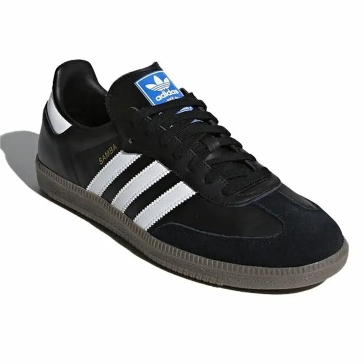 Adidas trendy fashion versatile comfortable wearable non-slip low-top skateboard shoes unisex black and white