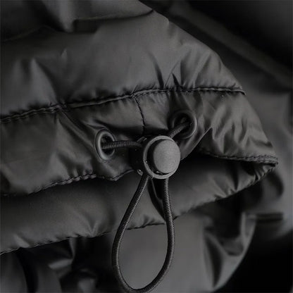 2025 autumn and winter new women's clothing European and American style fashionable versatile splicing short cotton jacket