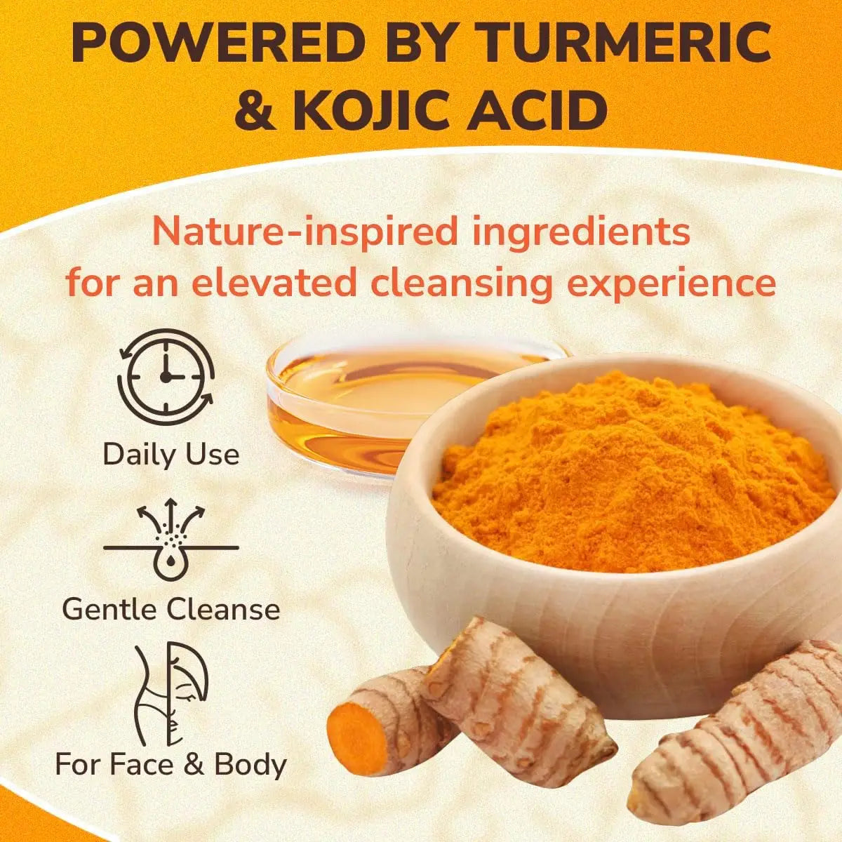 Turmeric Kojic Acid Lemon Soap Bar, Soap Bar Brighten Even Skin Vitamin E, Gentle Lemon Soap For Face,Body Wash Halalzen