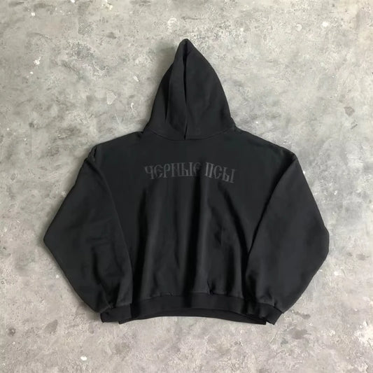 SAINT OF MICHAEL Fashion 1_1 KANYE WEST Streetwear Sweatshirt DONDA Printed Velvet Casual Loose Oversized Tops Hoodies Men