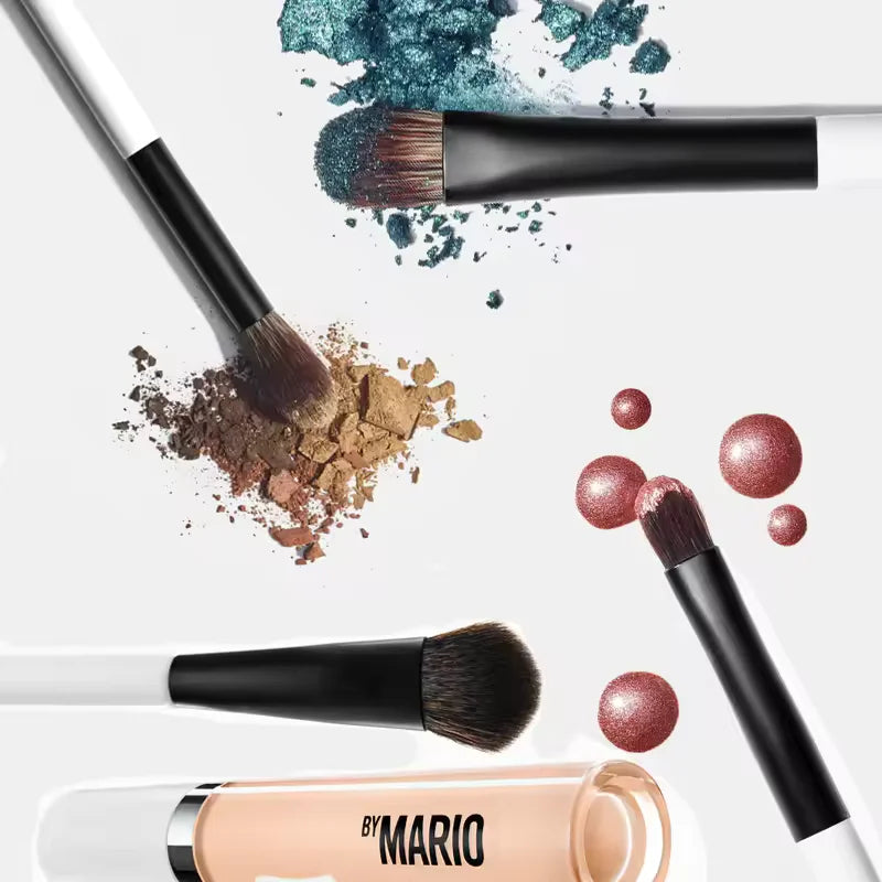 F4 All Mario Dual-Ended Foundation Face Brush Double-ended Powder Blush Contour And Soft Fiber Eyeshadow Concealer Makeup Brushe