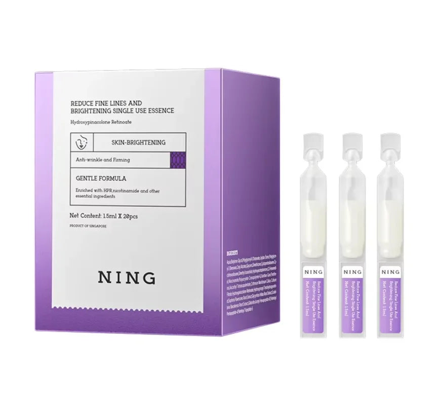 Face Ampoule Essence|Brightening,Anti-Wrinkle, Anti-Acne with Niacinamide, Salicylic Acid & Peptides for Even Tone & Skin Repair