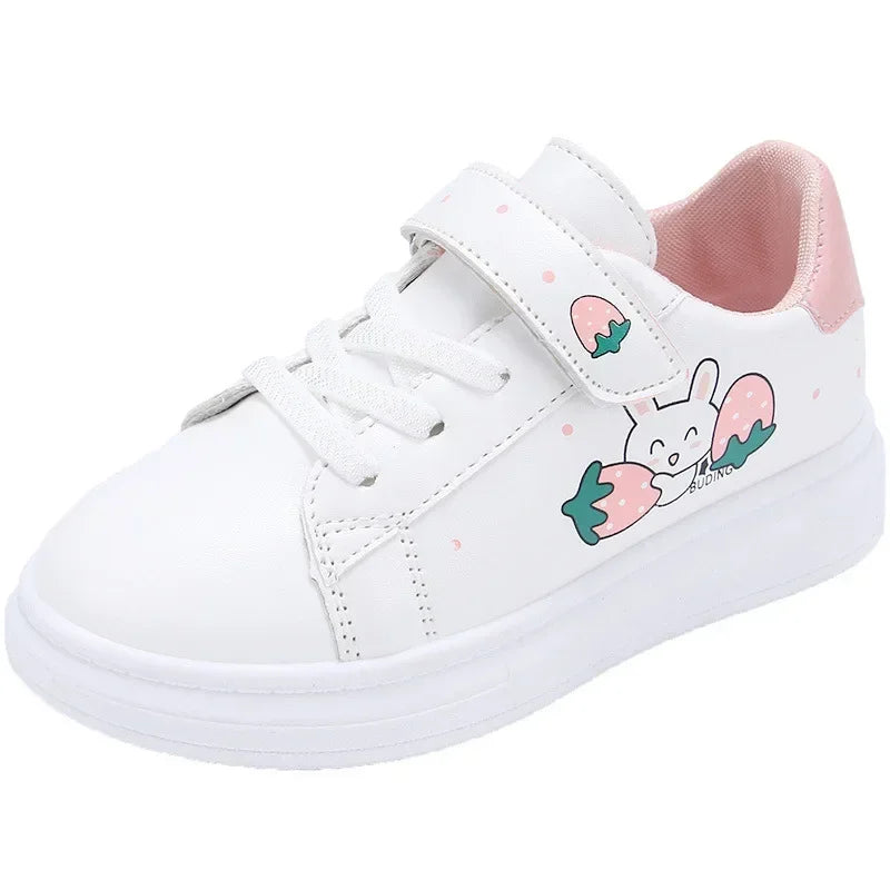 2025 Girl shoe spring Autumn Boy White Shoe Casual Running kid Shoe Anti Slip Soft Sole Sneaker kid tenis Hot selling item