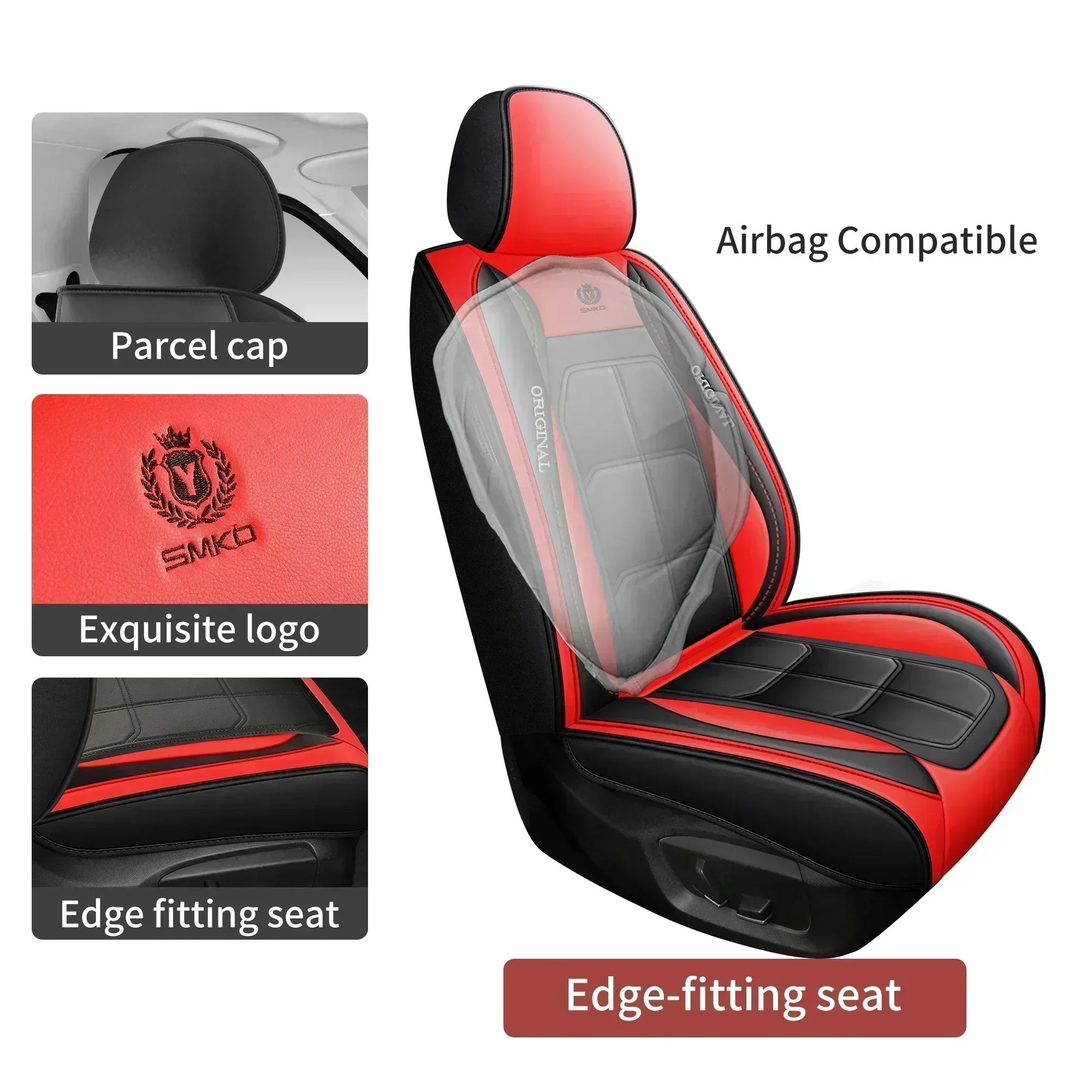 Car seat covers muscle fully covered artificial leather waterproof wear-resistant and soft，For Ford Ranger seat covers