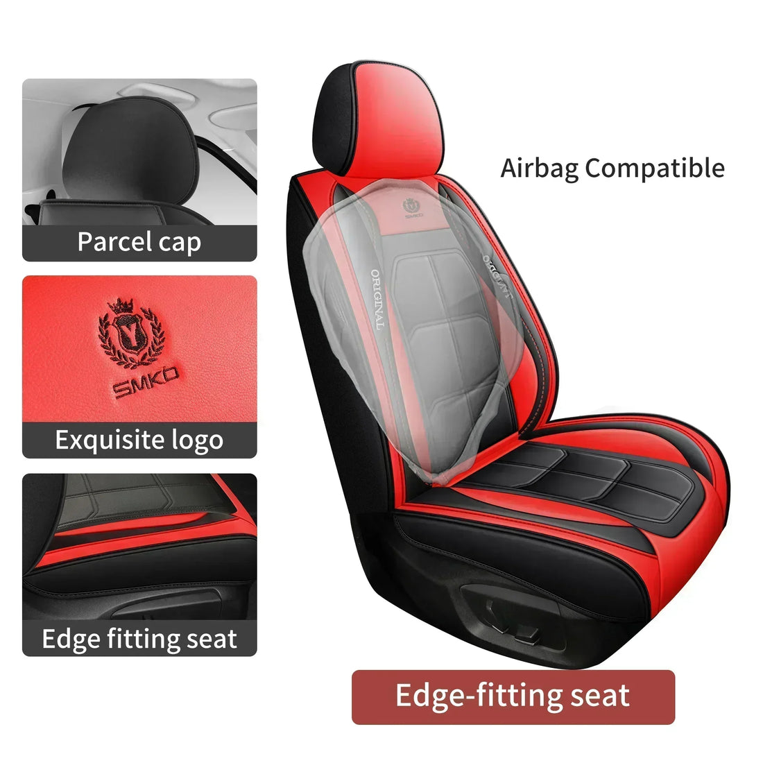 Car seat covers muscle fully covered artificial leather waterproof wear-resistant and soft，For Ford Ranger seat covers