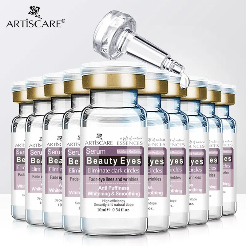ARTISCARE Beauty Eyes Serum 10pcs for Anti Puffiness Dark Circles Fine Lines Removal Moisturizing Firming Eye Cream