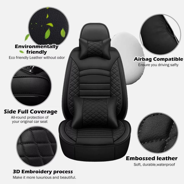 Car Full Set 5-Seat Covers Universal Car Seat Covers Front Rear Seat Cushion Anti-scratch Protection For Sedan SUV Pick-up Truck