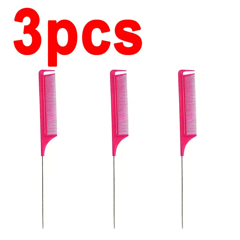 New Rat Tail Comb Salon Hairdressing Hair Styling Portable Comb Hair Brush Barber Accessories SZI11
