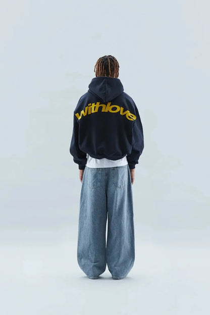 Retro casual letter printed fashion brand hoodie, men's and women's fashionable high-quality pullover, street wear sportswear
