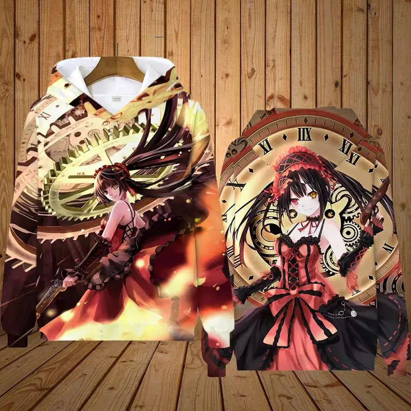 Japan Anime 3d Print Hoodie Men Women Fashion Long Sleeve Hoodie Sweatshirt Oversized Women Sweats Man Hoodies