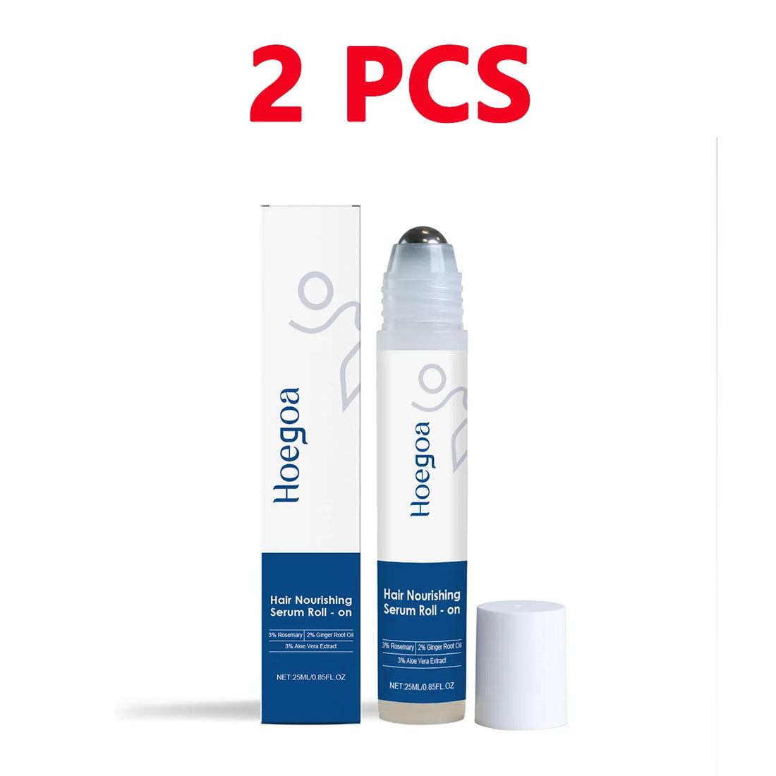 Hair Growth Serum Roll-On 23% Active Formula with 4% Rosemary, 3% Redensy Helps Reduce Hair Fall & Supports Density Serum for Hair Loss & Hair Regrowth For Men & Women 0.84 Fl Oz