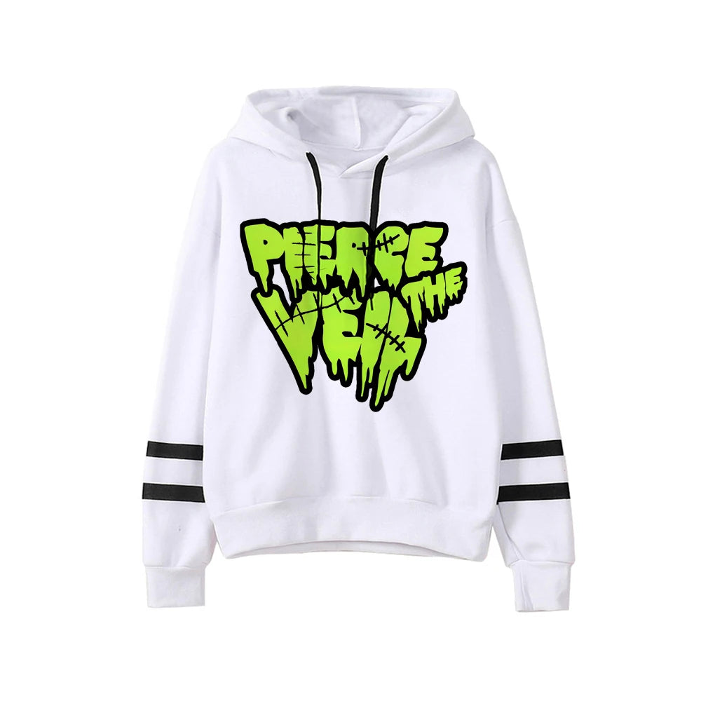 Streetwear Pierce The Veil Rock Band HoodiesUnisex I Can't Hear You World Tour 2025 Hip Hop Unisex Fashion Pullovers