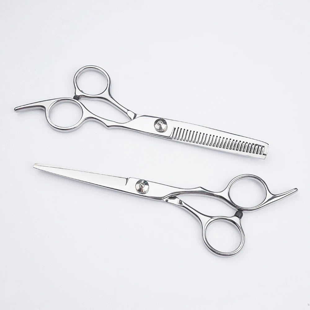 Professional Hair Cutting Scissors, Home Hair Cutting Barber/Salon Thinning Shears, Stainless Steel Hairdressing Styling Tool