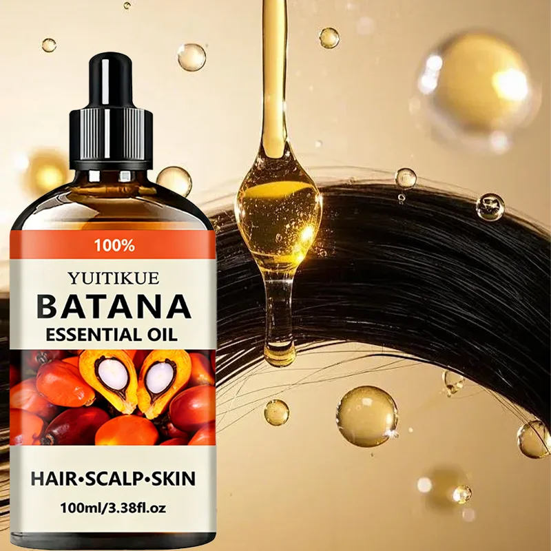 Natural Organic Batana Hair Oil Deep Nourishing And Strengthening Formula for Promoting Healthy Shiny Hair Growth