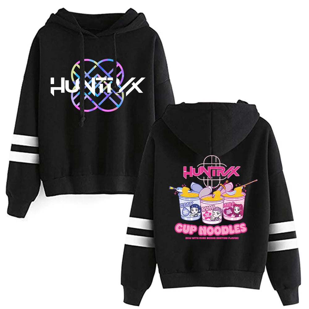 Derpy Anime Hoodie Derpy Tiger Zoey Sweatshirt KPop Hoodied Demon Hunters Tee DKPDH Tiger Pullover Women Long Sleeves Hoodies