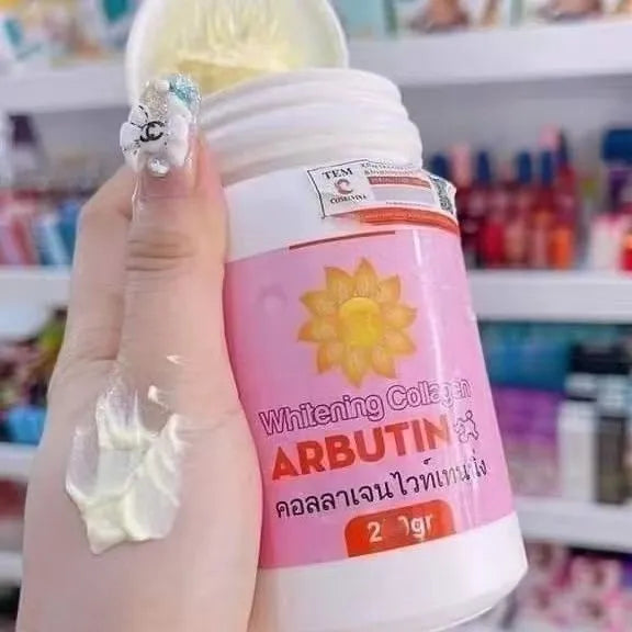 200g Thai Product, ᴀʀʙᴜᴛɪɴ Whitening Body Cream Jar, Deep Quick Whitening Cream for Brighter Skin